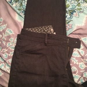 Ladies Lee Natural Straight Dark Gray Trousers